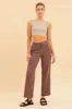 Beige Cropped Tank Cotton Blend Rib Racer Back sold by Ally Fashion