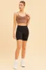 Brown Crop Cami Top Smooth Scoop Neck Sleeveless sold by Ally Fashion
