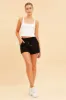 Black Relaxed Short Pull On Cotton Terry Stretch sold by Ally Fashion