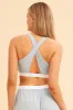 Blue Mia Soft Rib Elastic Waist Shorts sold by Ally Fashion