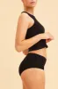Black High Waisted Brief Cotton Stretch sold by Ally Fashion