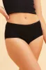 Black High Waisted Brief Cotton Stretch sold by Ally Fashion