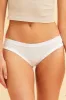 White High Waisted Bikini Brief Cotton Stretch sold by Ally Fashion