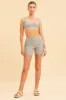 Grey Triangle Bralette Cotton Stretch Seam Detail sold by Ally Fashion