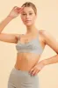 Grey Triangle Bralette Cotton Stretch Seam Detail sold by Ally Fashion