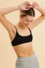 Black Cotton Bralette Cotton Stretch Scoop Neck sold by Ally Fashion