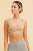 Beige Cotton Bralette Cotton Stretch Scoop Neck sold by Ally Fashion