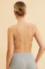 Beige Cotton Bralette Cotton Stretch Scoop Neck sold by Ally Fashion