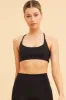 Black Crop Top Active Rib sold by Ally Fashion