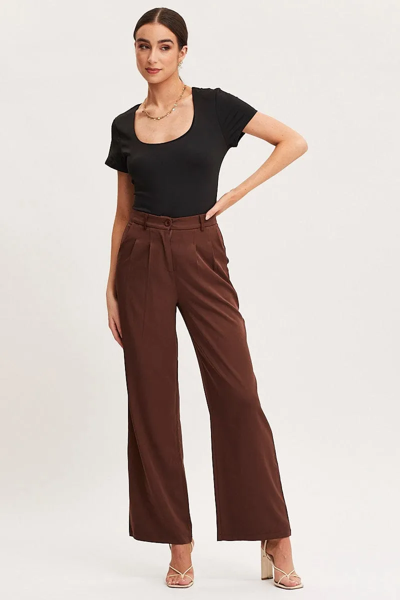 Black Bodysuit Short Sleeve Square Neck sold by Ally Fashion product image thumbnail 3