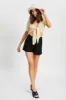 Beige Tie Up Bolero Cardigan sold by Ally Fashion