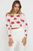 White Knit Cardigan Long Sleeve Crop sold by Ally Fashion