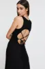 Black Midi Dress Sleeveless sold by Ally Fashion
