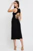 Black Midi Dress Sleeveless sold by Ally Fashion