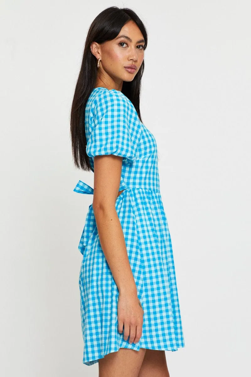 Print Mini Dress Short Sleeve sold by Ally Fashion product image thumbnail 4