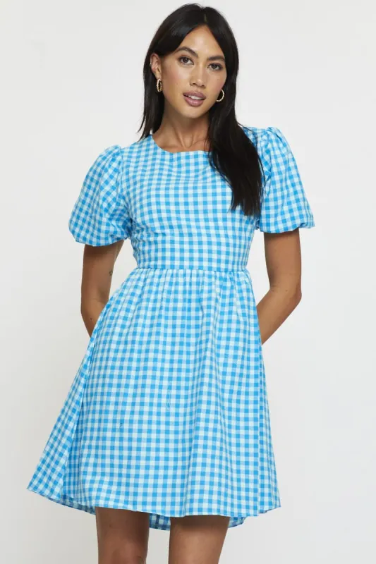 Print Mini Dress Short Sleeve sold by Ally Fashion