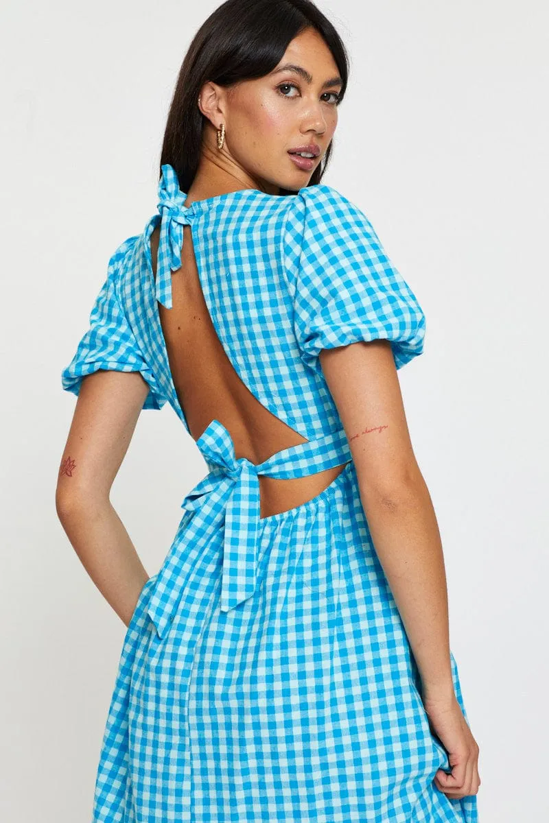 Print Mini Dress Short Sleeve sold by Ally Fashion product image thumbnail 2