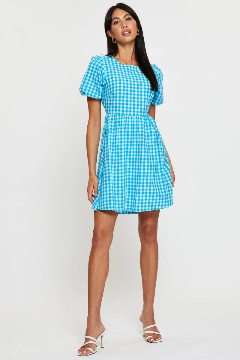 Print Mini Dress Short Sleeve sold by Ally Fashion product image thumbnail 3