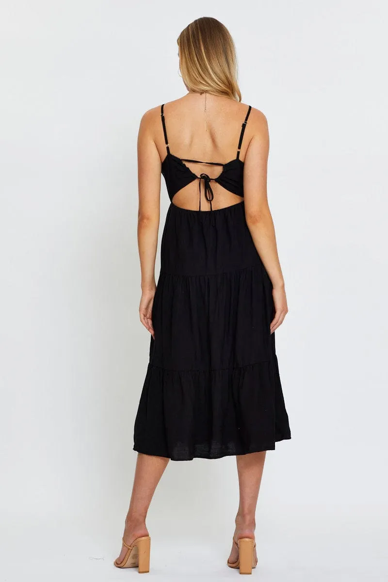 Black Midi Dress Sleeveless sold by Ally Fashion product image thumbnail 5