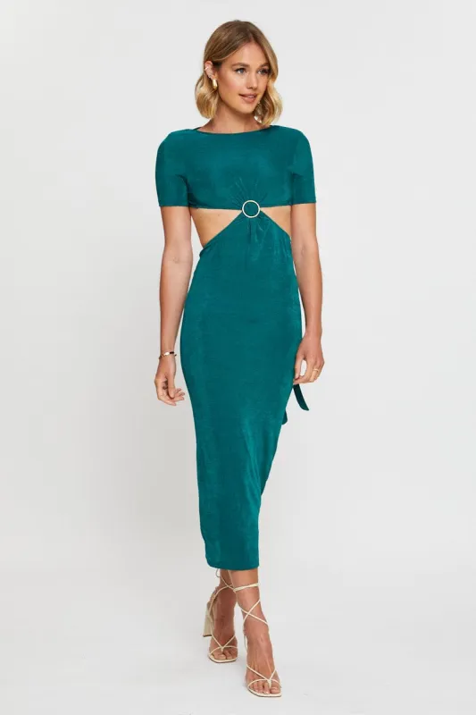 Green Maxi Dress Bodycon sold by Ally Fashion
