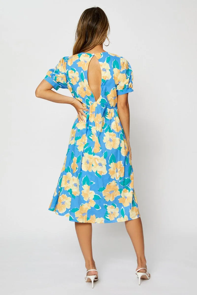 Print Midi Dress Short Sleeve sold by Ally Fashion product image thumbnail 5