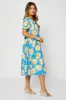 Print Midi Dress Short Sleeve sold by Ally Fashion