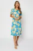 Print Midi Dress Short Sleeve sold by Ally Fashion