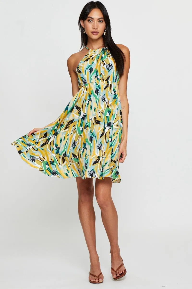 Print A Line Dress Mini sold by Ally Fashion product image thumbnail 2