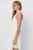 White Fit And Flare Dress Sleeveless Halter Neck sold by Ally Fashion