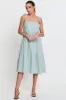 Green A Line Dress Midi sold by Ally Fashion
