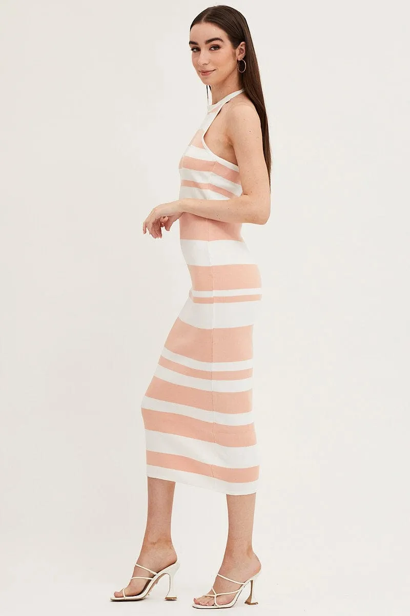 Multi Kint Midi Dress sold by Ally Fashion product image thumbnail 4