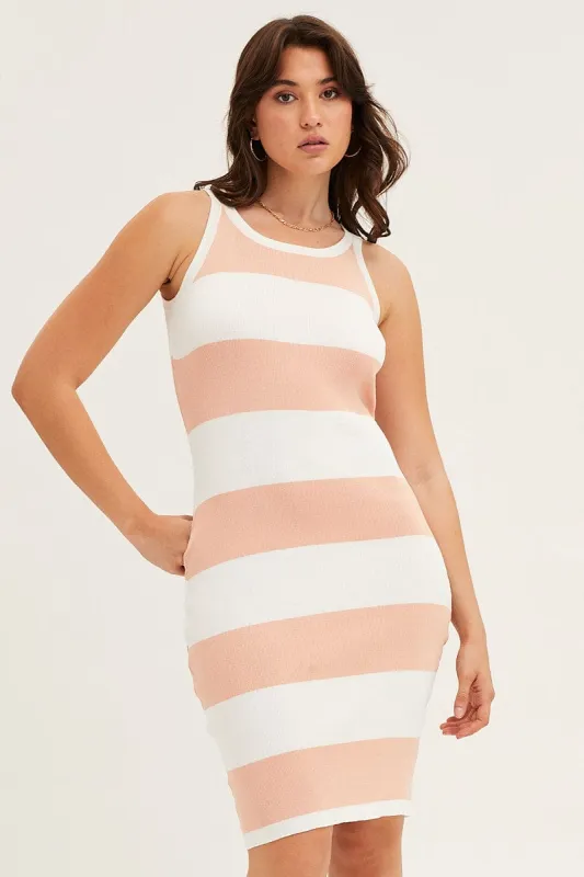 Multi Kint Dress sold by Ally Fashion