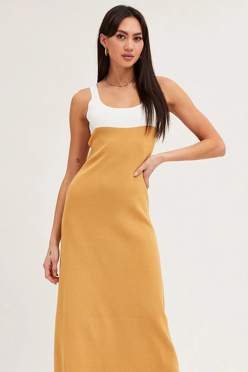 Multi Colorblock Knit Dress sold by Ally Fashion product image thumbnail 2