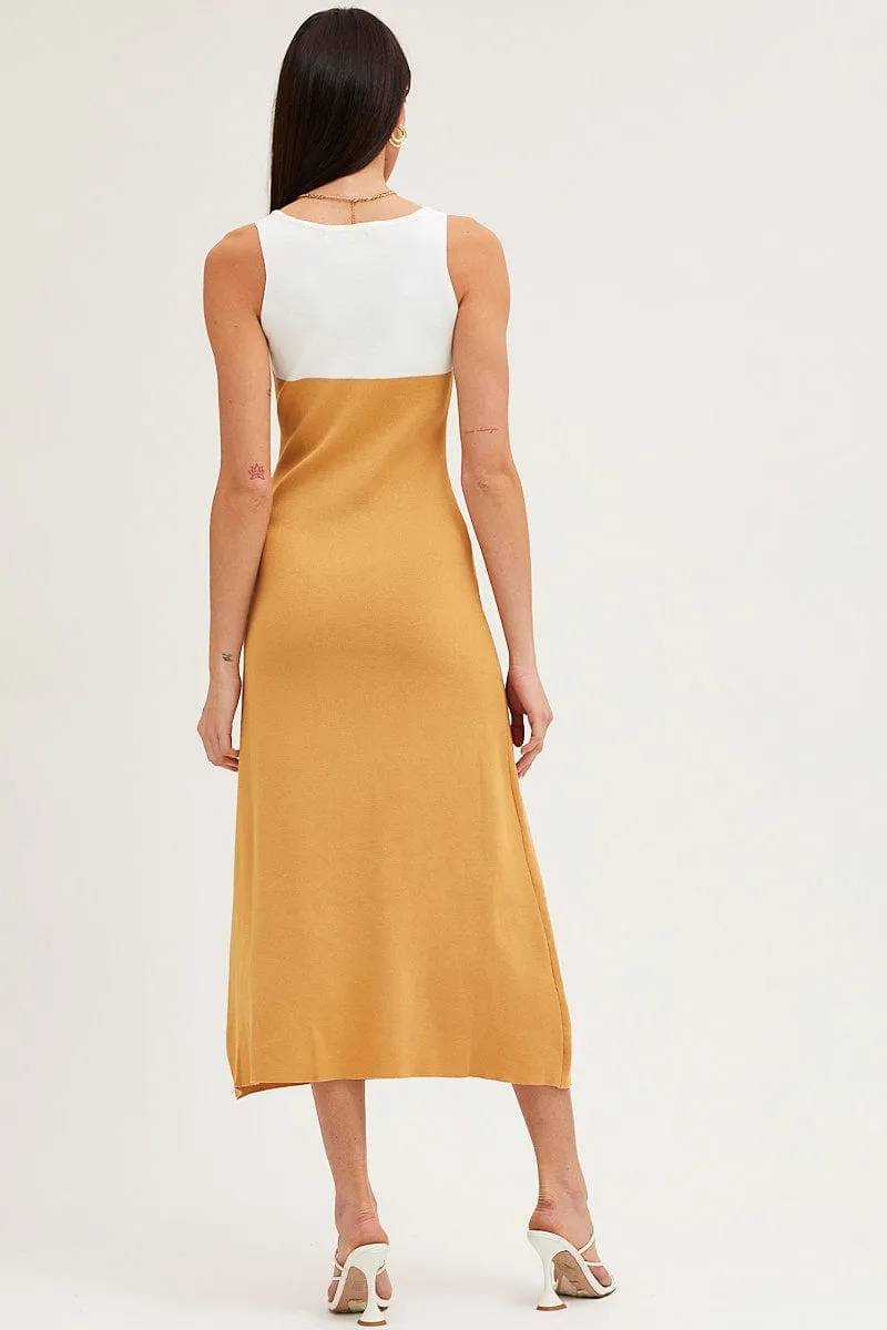 Multi Colorblock Knit Dress sold by Ally Fashion product image thumbnail 5