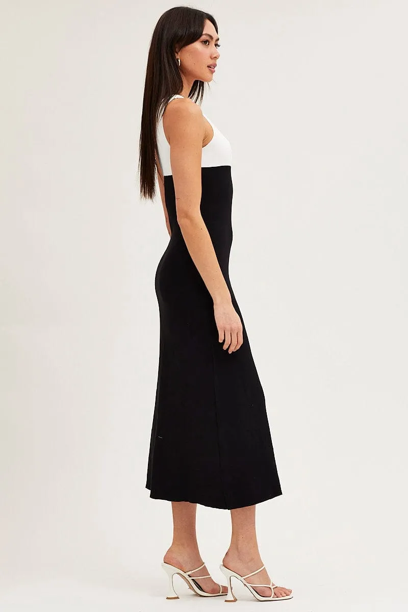 Multi Colorblock Knit Dress sold by Ally Fashion product image thumbnail 4