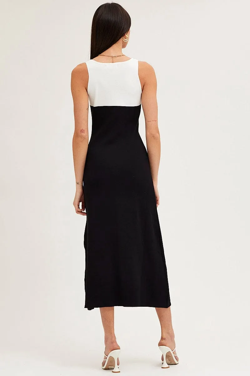 Multi Colorblock Knit Dress sold by Ally Fashion product image thumbnail 5