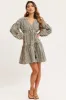 Check Dress Long Sleeve Midi sold by Ally Fashion