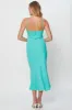 Green Twist Front Dress Sleeveless Midi sold by Ally Fashion