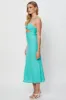 Green Twist Front Dress Sleeveless Midi sold by Ally Fashion