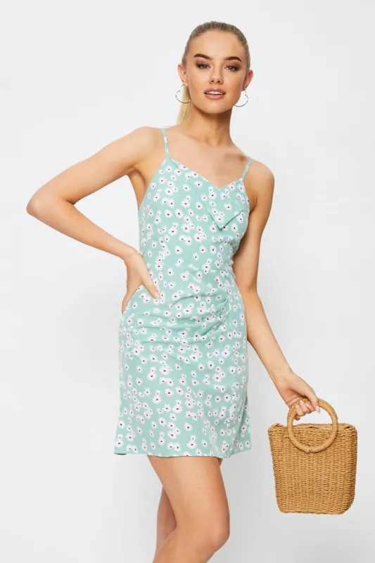 Print Mini Dress Sleeveless sold by Ally Fashion