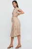 Geo Print Midi Dress Short Sleeve sold by Ally Fashion
