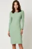 Green Bodycon Midi Dress sold by Ally Fashion