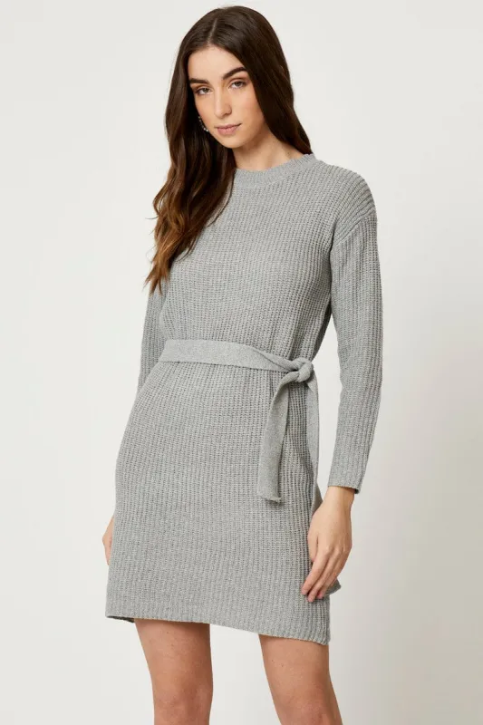 Grey Knit Dress Mini sold by Ally Fashion