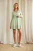 Green Mini Dress Long Sleeve sold by Ally Fashion