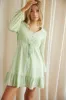 Green Mini Dress Long Sleeve sold by Ally Fashion