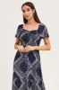Boho Print Midi Dress sold by Ally Fashion