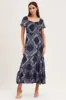 Boho Print Midi Dress sold by Ally Fashion