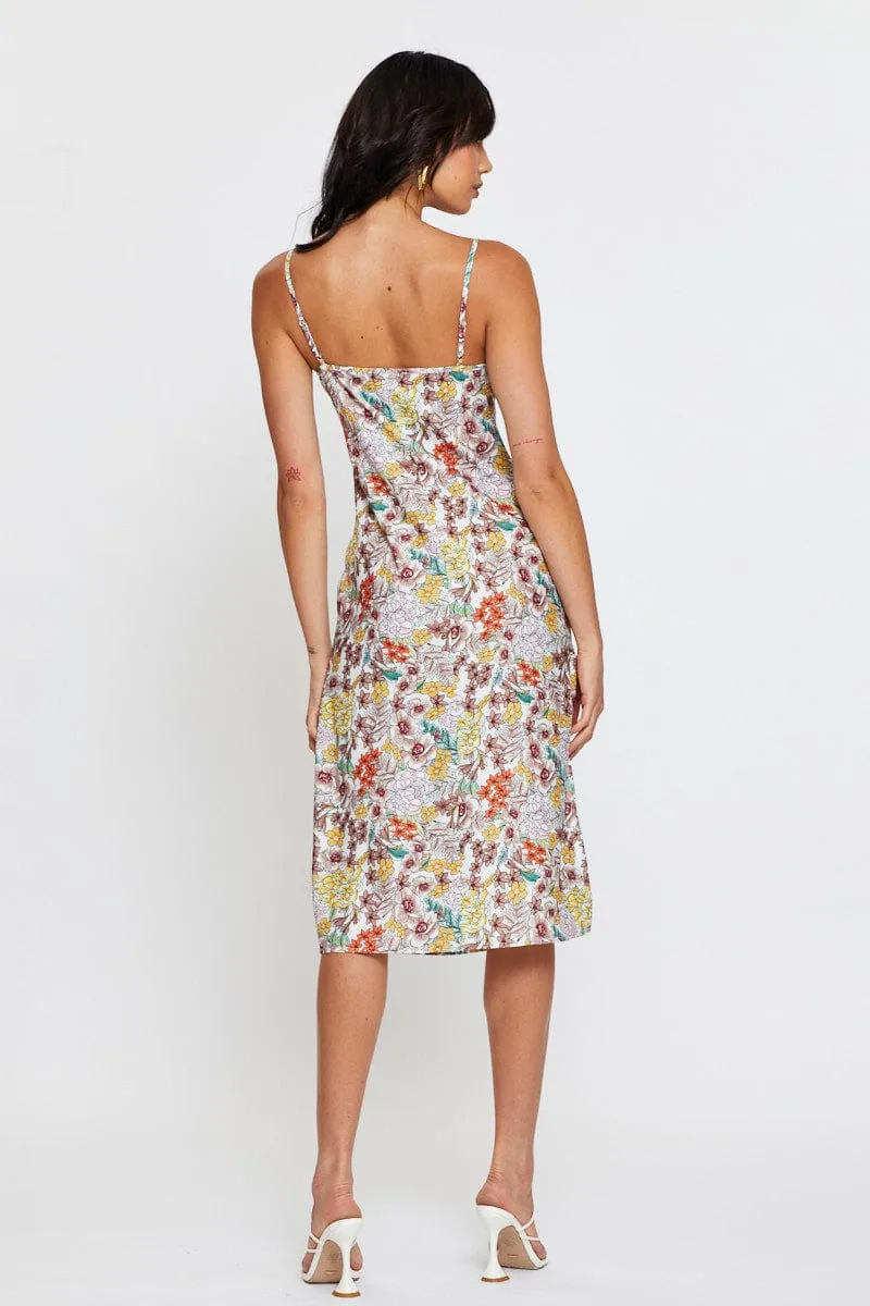 Print Midi Dress Sleeveless sold by Ally Fashion product image thumbnail 5