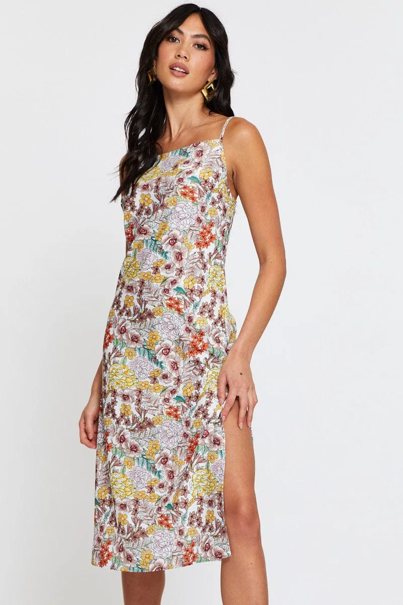 Print Midi Dress Sleeveless sold by Ally Fashion product image thumbnail 2