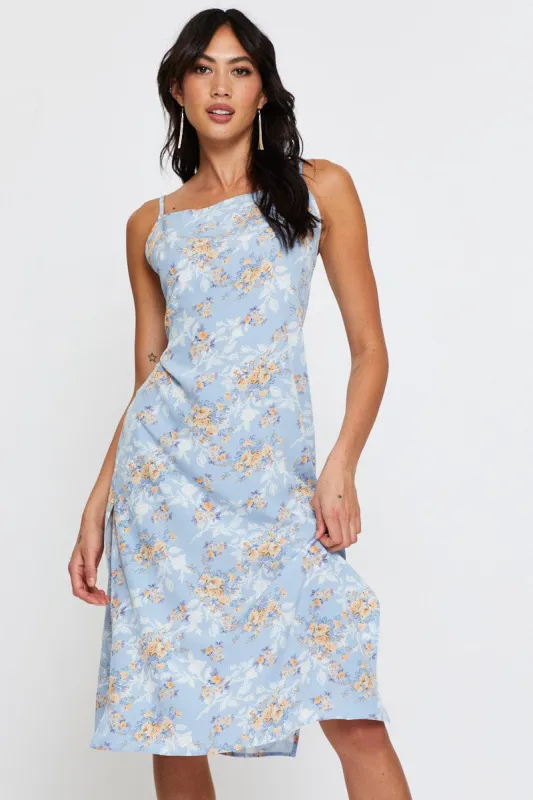Print Midi Dress Sleeveless sold by Ally Fashion